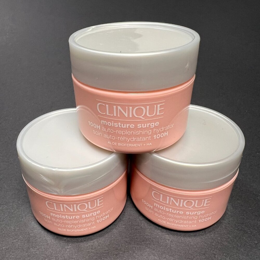 Clinique Moisture Surge 100H Auto-Replenishing Hydrator 1 fl oz Total 3 fl oz